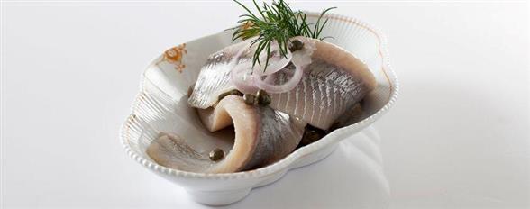 Hvide marinerede sild