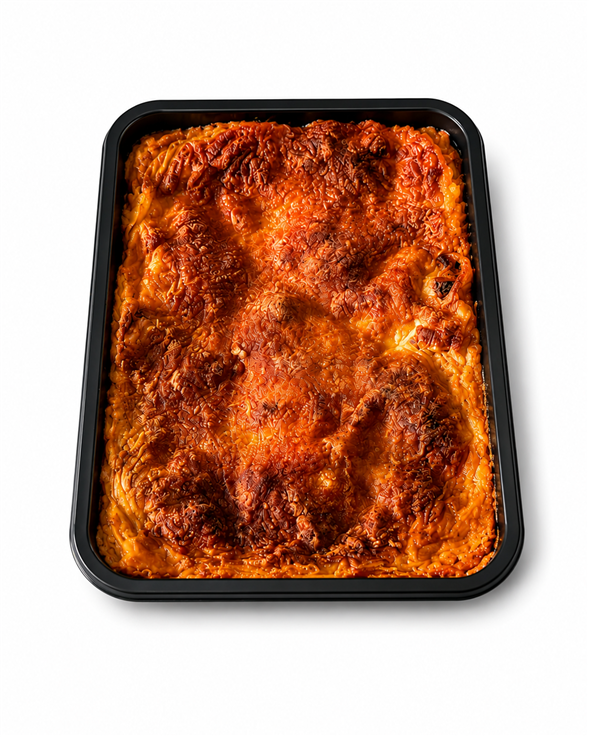 Klassisk Lasagne med oksekød, tomat og bechamel